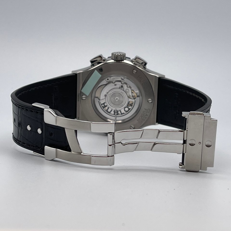 IMG_9081 Hublot Classic Fusion Chronograph Mens watch Unisex Automatic Titanium 521.NX.2611.LR Replica 7