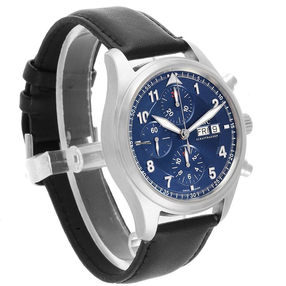 IWC Pilot Chronograph Mens watch Unisex Automatic Steel IW371712 Replica 7