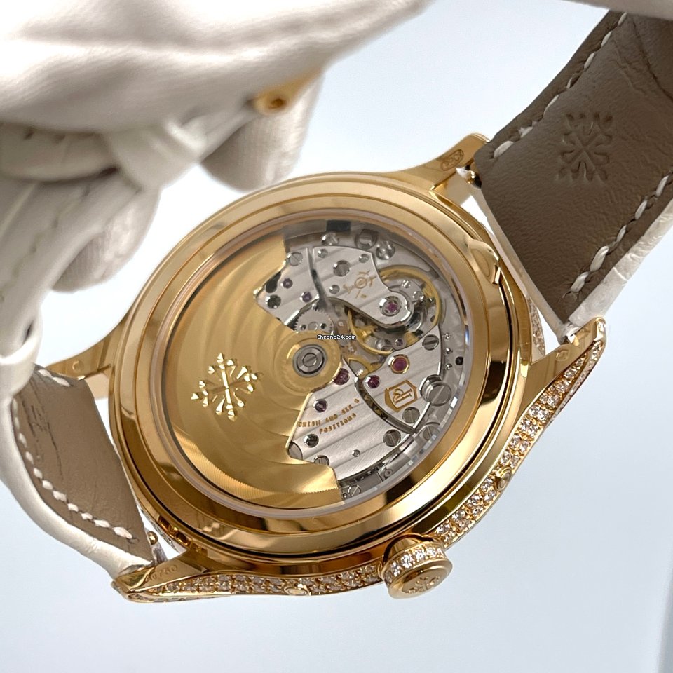 IMG_9081 Patek Philippe Annual Calendar Womens watch Automatic Rose gold 4948R-001 Replica 7