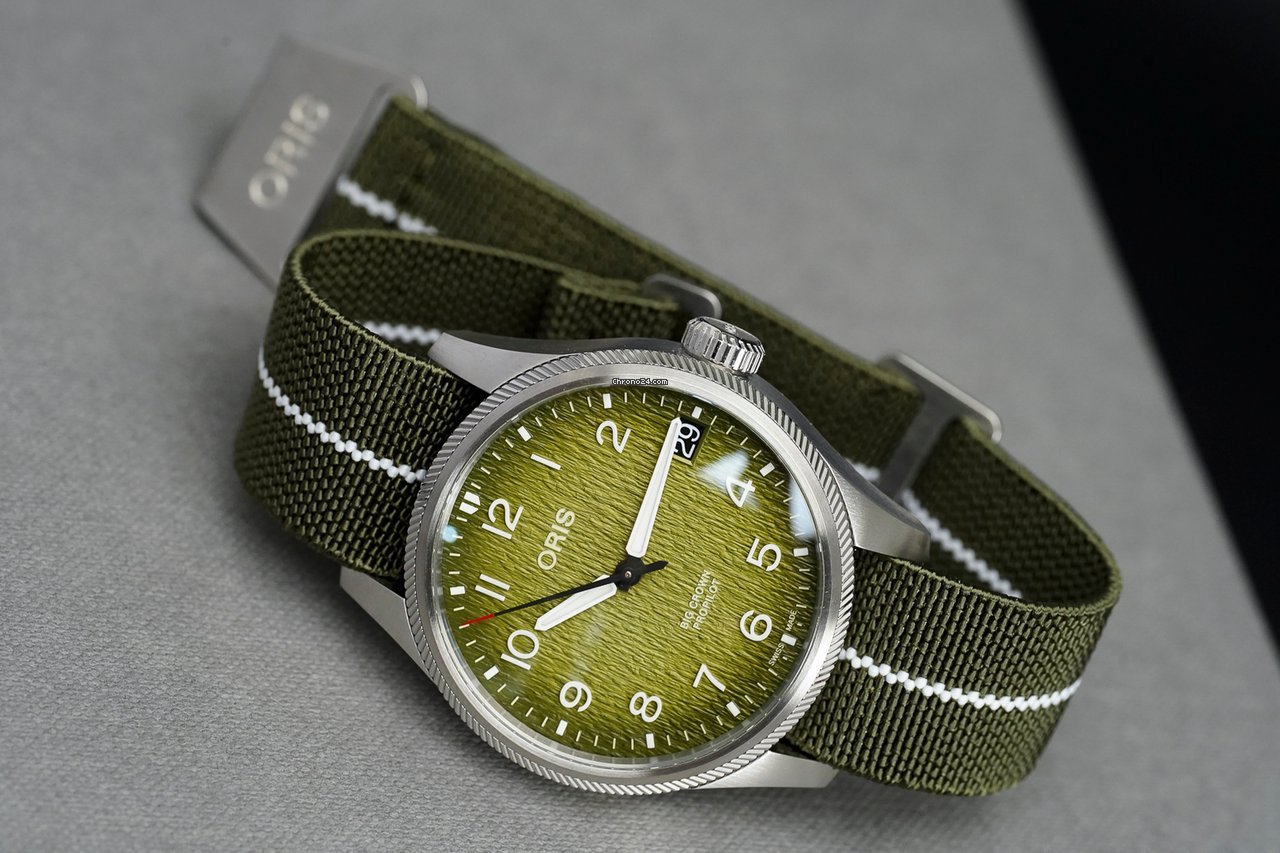 IMG_9081 Oris Big Crown ProPilot Mens watch Unisex Automatic Steel 01 751 7761 4187-Set Replica 7