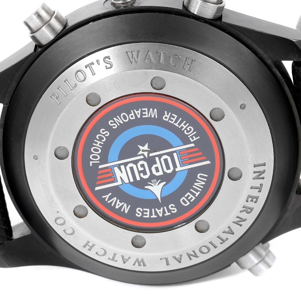 IMG_9081 IWC Pilot Chronograph Top Gun Mens watch Unisex Automatic Ceramic IW379901 Replica 7