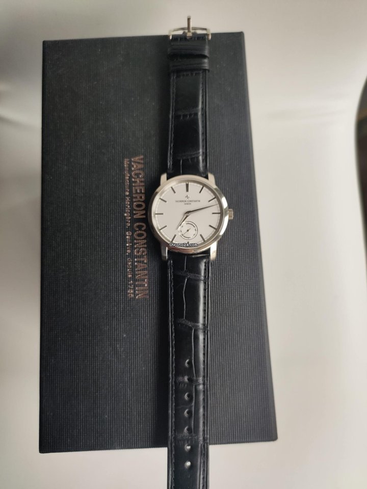 IMG_9081 Vacheron Constantin Patrimony Mens watch Unisex Manual winding White gold 82172 000G-9383 Replica 7