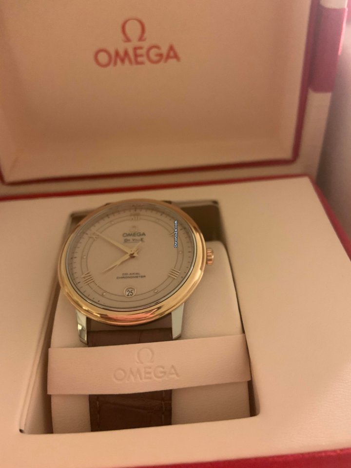 Omega De Ville Prestige Womens watch Automatic Gold Steel 424.23.37.20.09.001 Replica 7