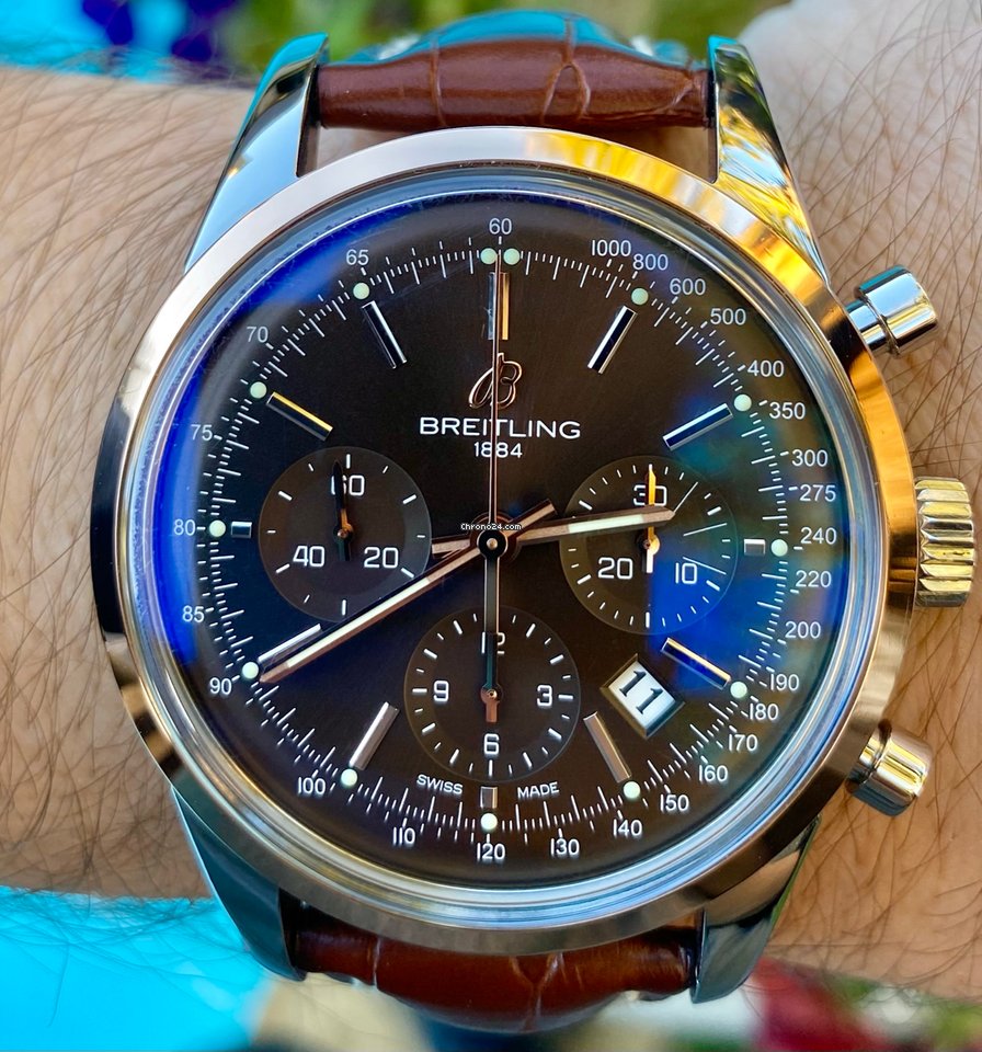 IMG_9081 Breitling Transocean Chronograph Mens watch Unisex Automatic Steel UB015212 Q594 Replica 7