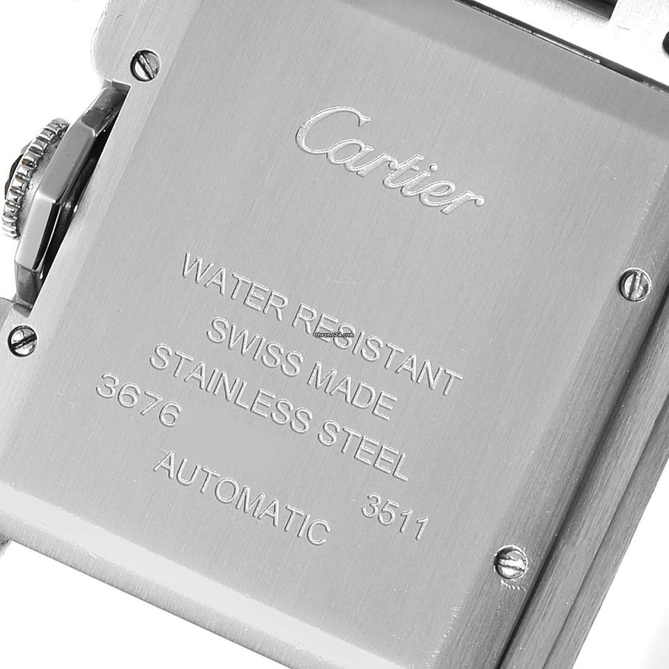 IMG_9081 Cartier Tank Anglaise Mens watch Unisex Automatic Steel W5310009 Replica 7