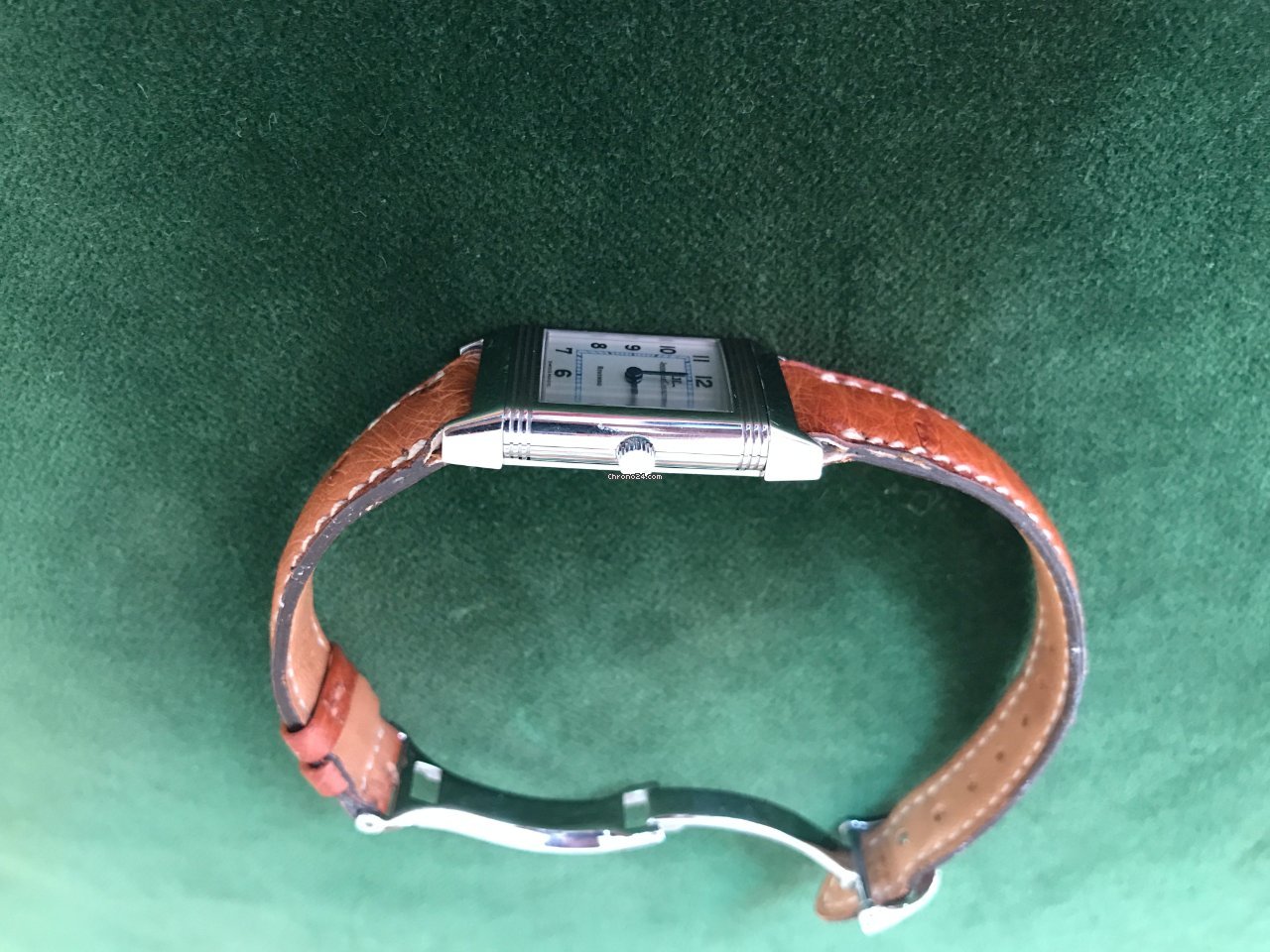 IMG_9081 Jaeger-LeCoultre Reverso Lady Womens watch Quartz Steel 260.8.86 Replica 7
