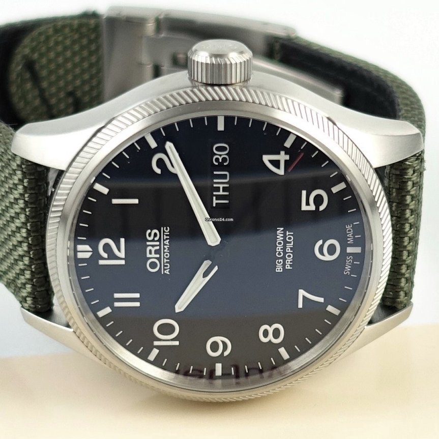 IMG_9081 Oris Big Crown ProPilot Day Date Mens watch Unisex Automatic Steel 01 752 7698 4164 Replica 7