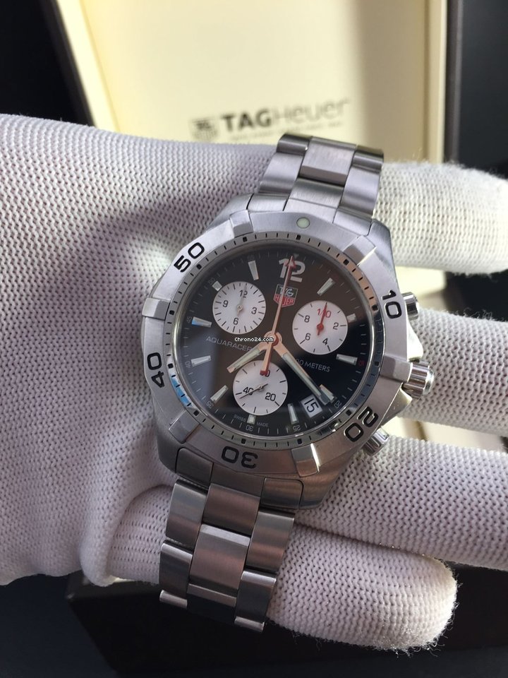 IMG_9081 TAG Heuer Aquaracer 300M Mens watch Unisex Quartz Steel CAF1111 Replica 7