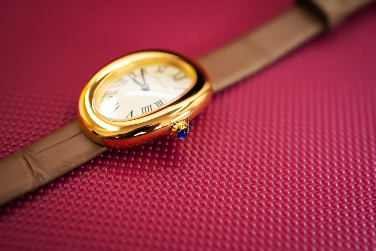 Cartier Baignoire Womens watch Quartz Yellow gold WGBA0007 Replica 7