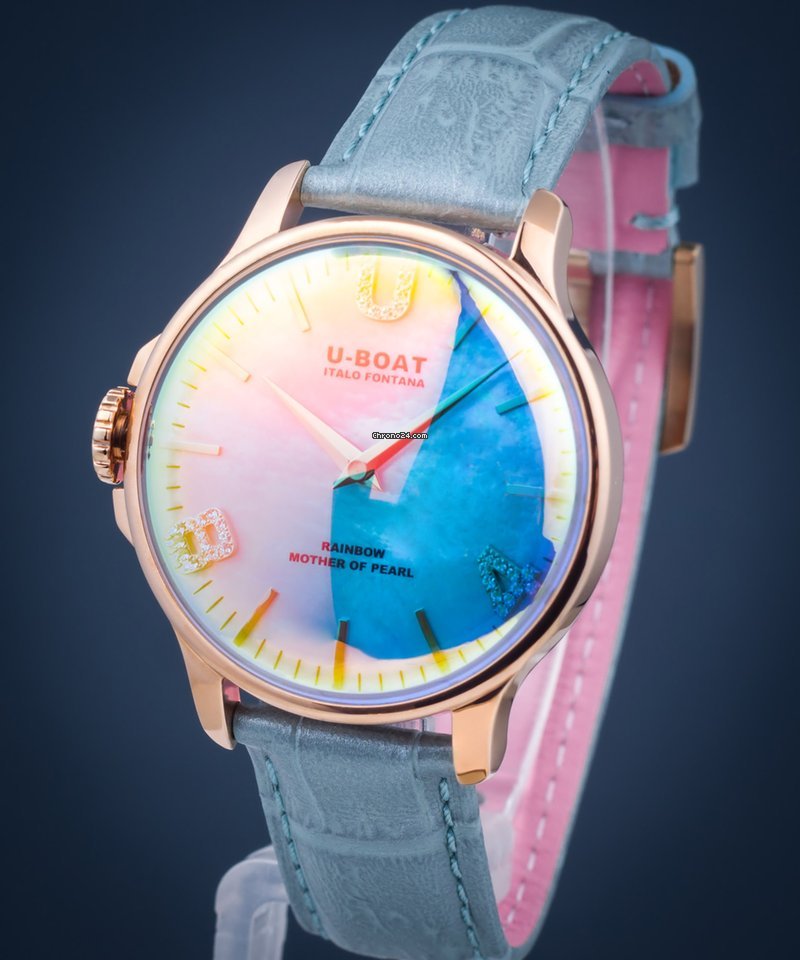 IMG_9081 U-Boat Womens watch Quartz Steel 8475 Replica 7