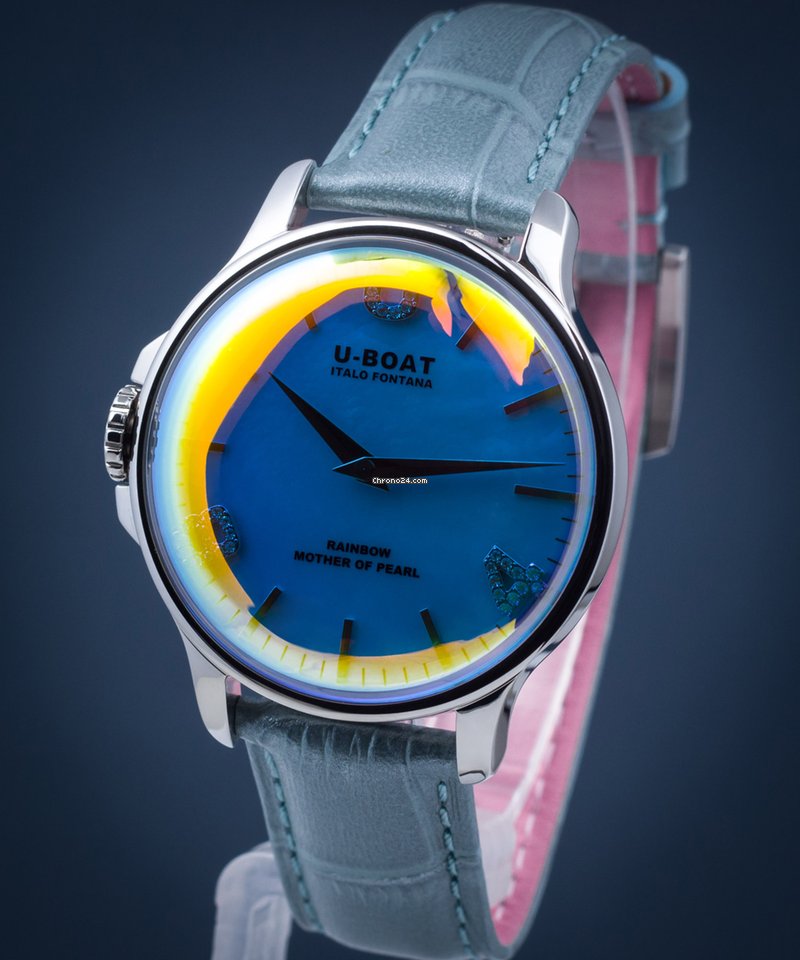IMG_9081 U-Boat Womens watch Quartz Steel 8474 Replica 7