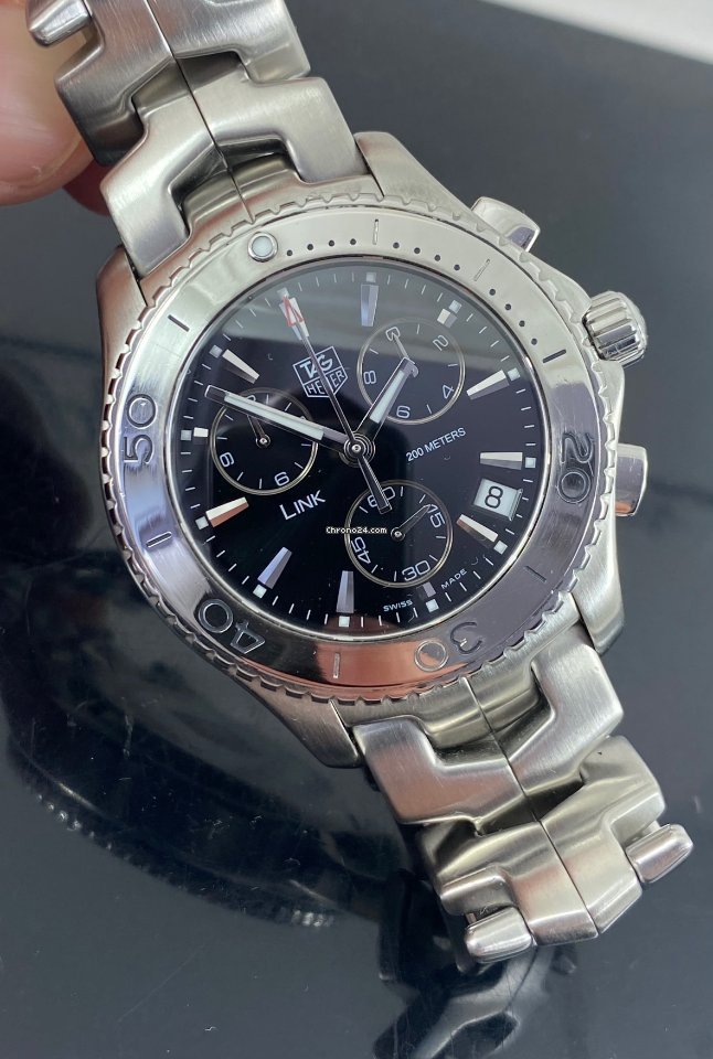 IMG_9081 TAG Heuer Link Quartz Mens watch Unisex Quartz Steel CJ1110 Replica 7