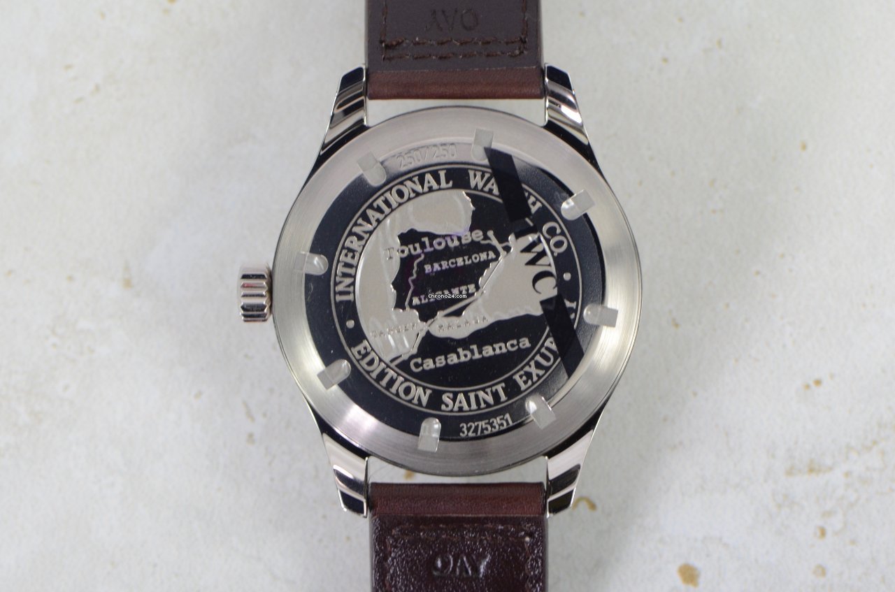 IMG_9081 IWC Pilot Mens watch Unisex Automatic White gold IW320102 Replica 7