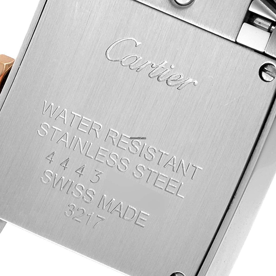 IMG_9081 Cartier Tank Francaise Womens watch Quartz Gold Steel WE110004 Replica 7