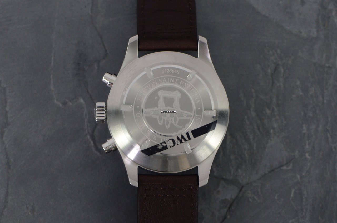 IMG_9081 IWC Pilot Spitfire Chronograph Mens watch Unisex Automatic Steel IW387806 Replica 7