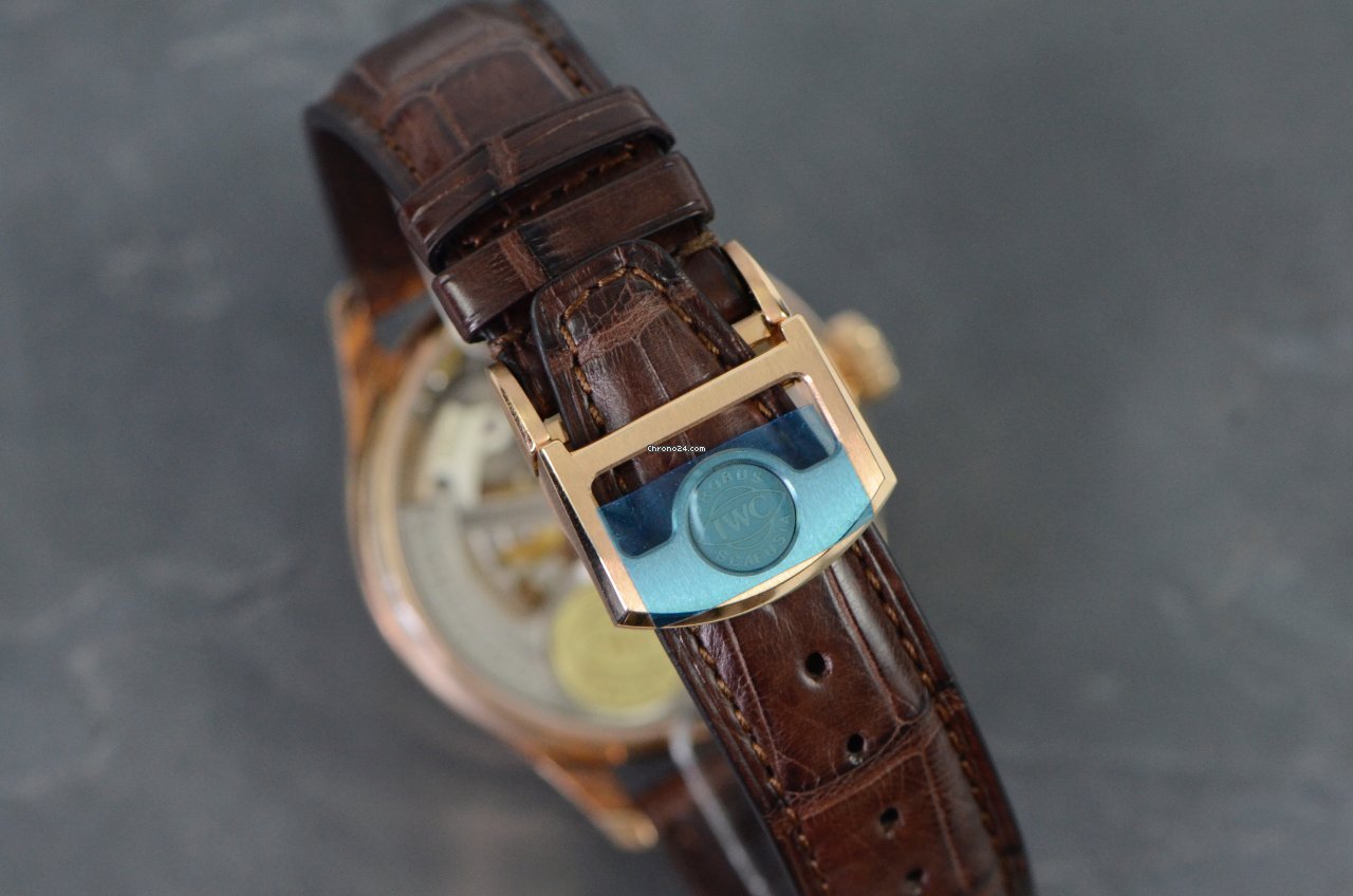 IMG_9081 IWC Portuguese Automatic Mens watch Unisex Automatic Rose gold IW500113 Replica 7