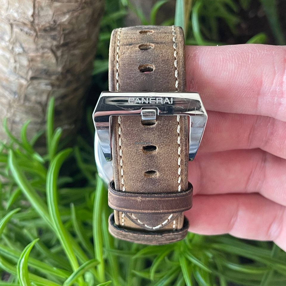 IMG_9081 Panerai Radiomir Black Seal Mens watch Unisex Manual winding Steel PAM 00380 Replica 7