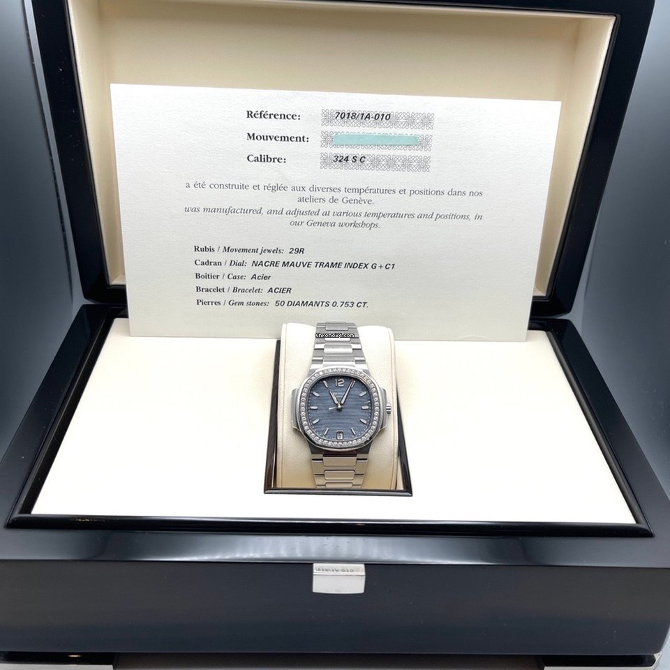 IMG_9081 Patek Philippe Nautilus Womens watch Automatic Steel 7018 1A-010 Replica 7
