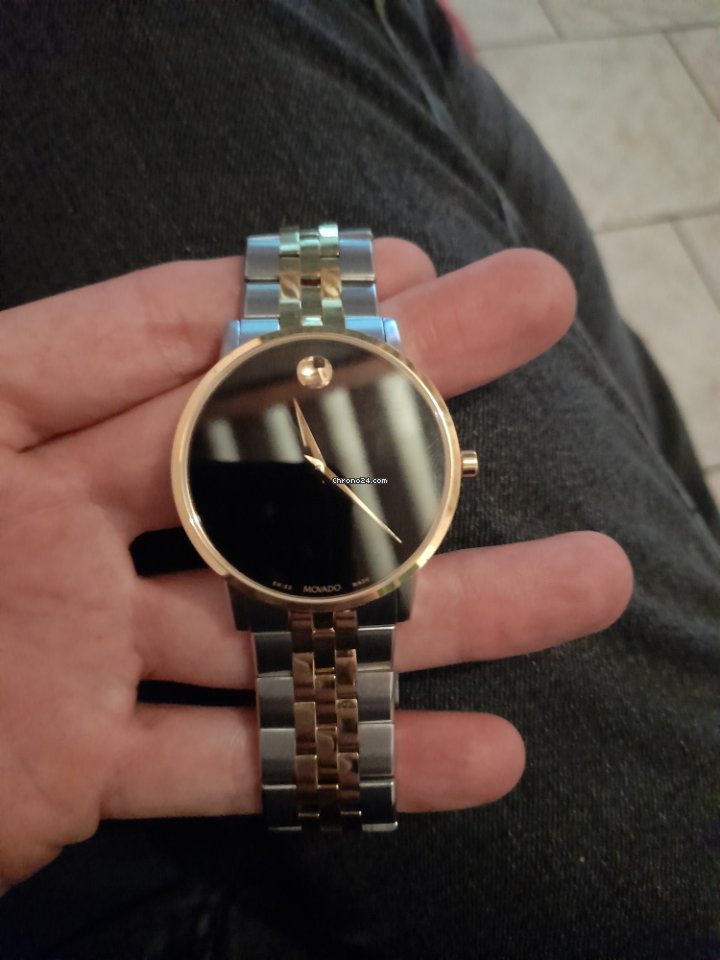 IMG_9081 Movado Museum Mens watch Unisex Quartz Rel??gio Cl??ssico Movado Museum (0607200) Replica 7