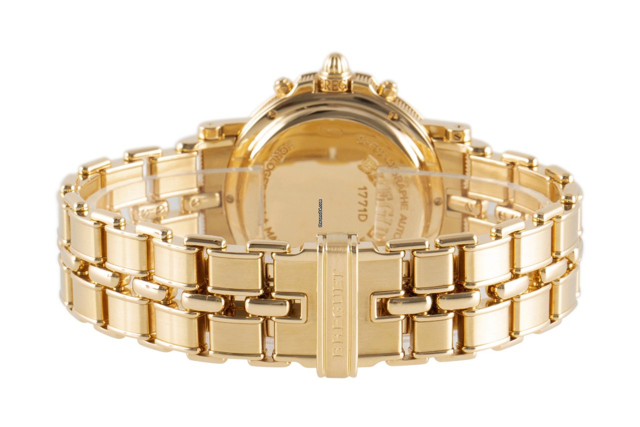 Breguet Marine Mens watch Unisex Automatic Yellow gold 3460BA 12 A90 Replica 7