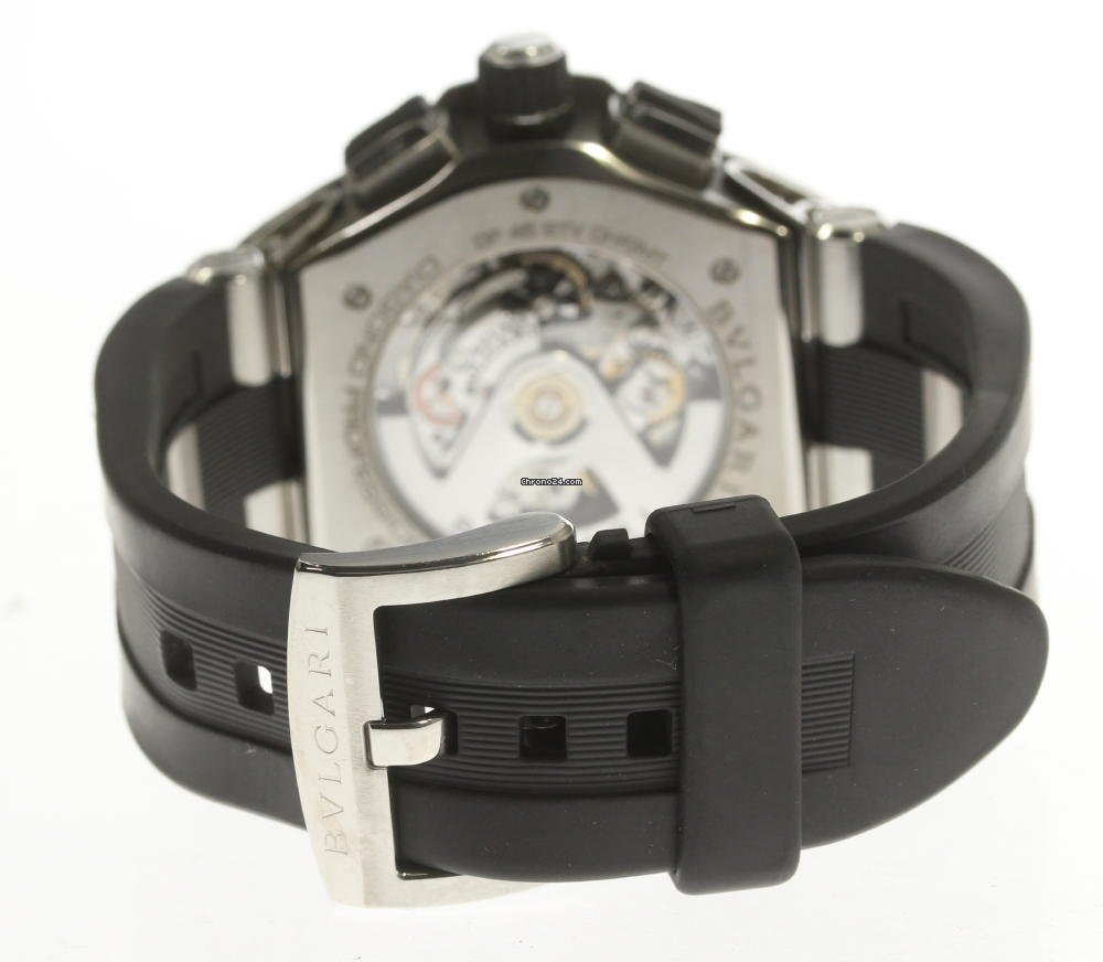 IMG_9081 Bulgari Diagono Mens watch Unisex Automatic Steel DP 45 STV CH GMT Replica 7