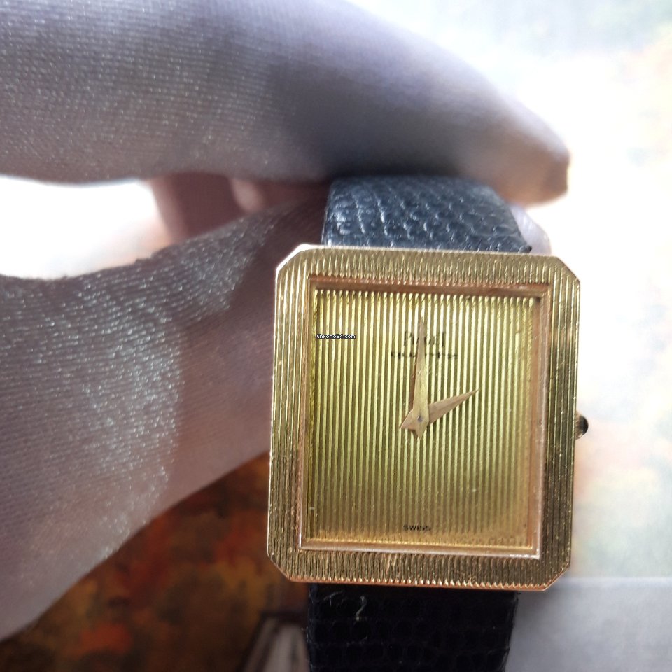 IMG_9081 Piaget Mens watch Unisex Quartz Yellow gold 19154 Replica 7