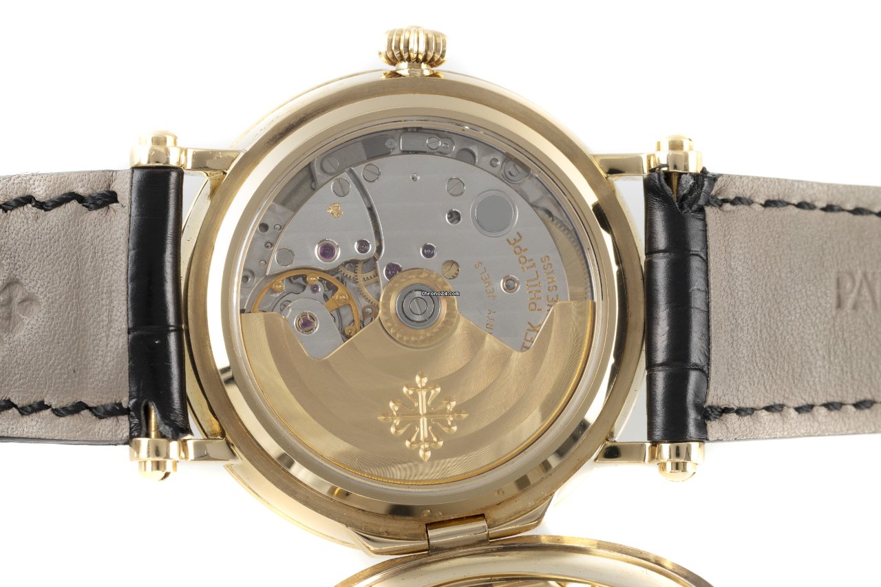 IMG_9081 Patek Philippe Calatrava Mens watch Unisex Automatic Yellow gold 5053J-001 Replica 7