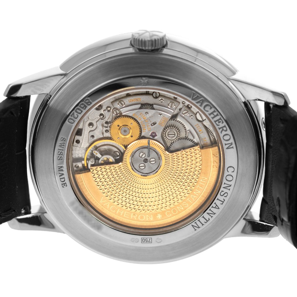 IMG_9081 Vacheron Constantin Patrimony Mens watch Unisex Automatic White gold 86020 Replica 7