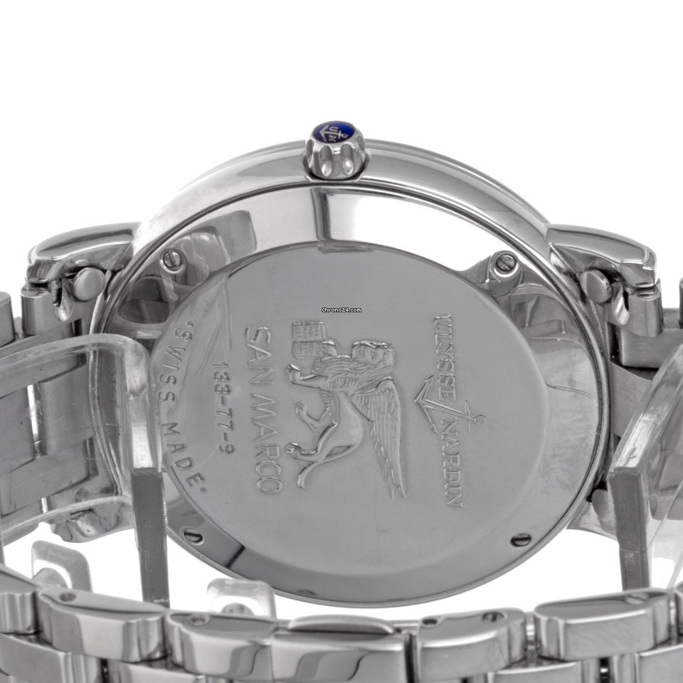 IMG_9081 Ulysse Nardin San Marco Big Date Mens watch Unisex Automatic Steel 343-22 Replica 7