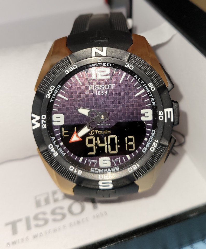Tissot T-Touch Expert Solar Mens watch Unisex Quartz Titanium T0914204720700 Replica 7