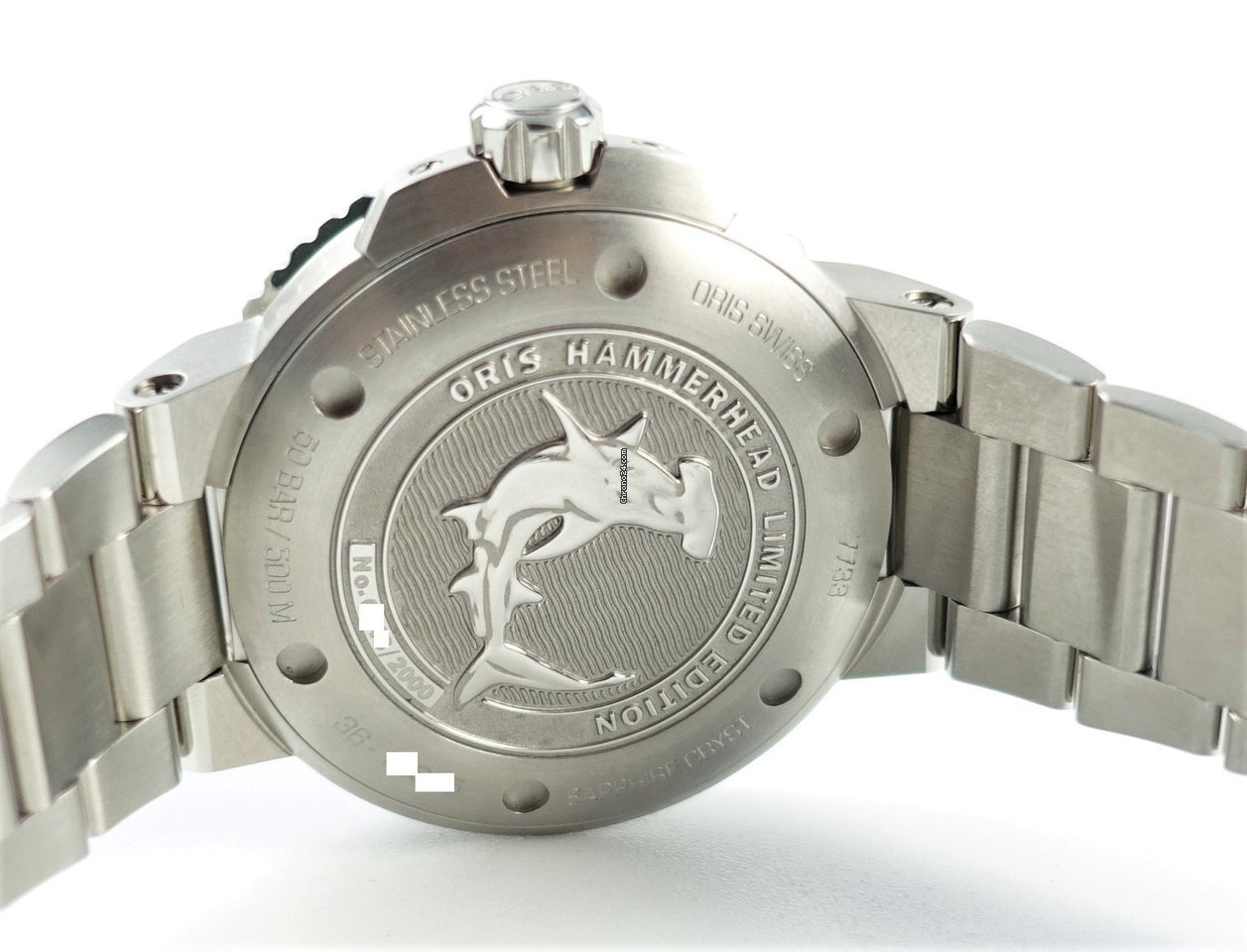 IMG_9081 Oris Hammerhead Limited Edition Mens watch Unisex Automatic Steel 01 752 7733 4183-Set MB Replica 7