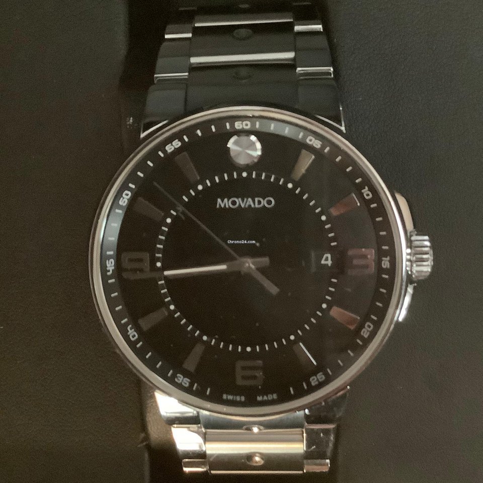 Movado SE Pilot Mens watch Unisex Quartz Steel 0606759 Replica 7