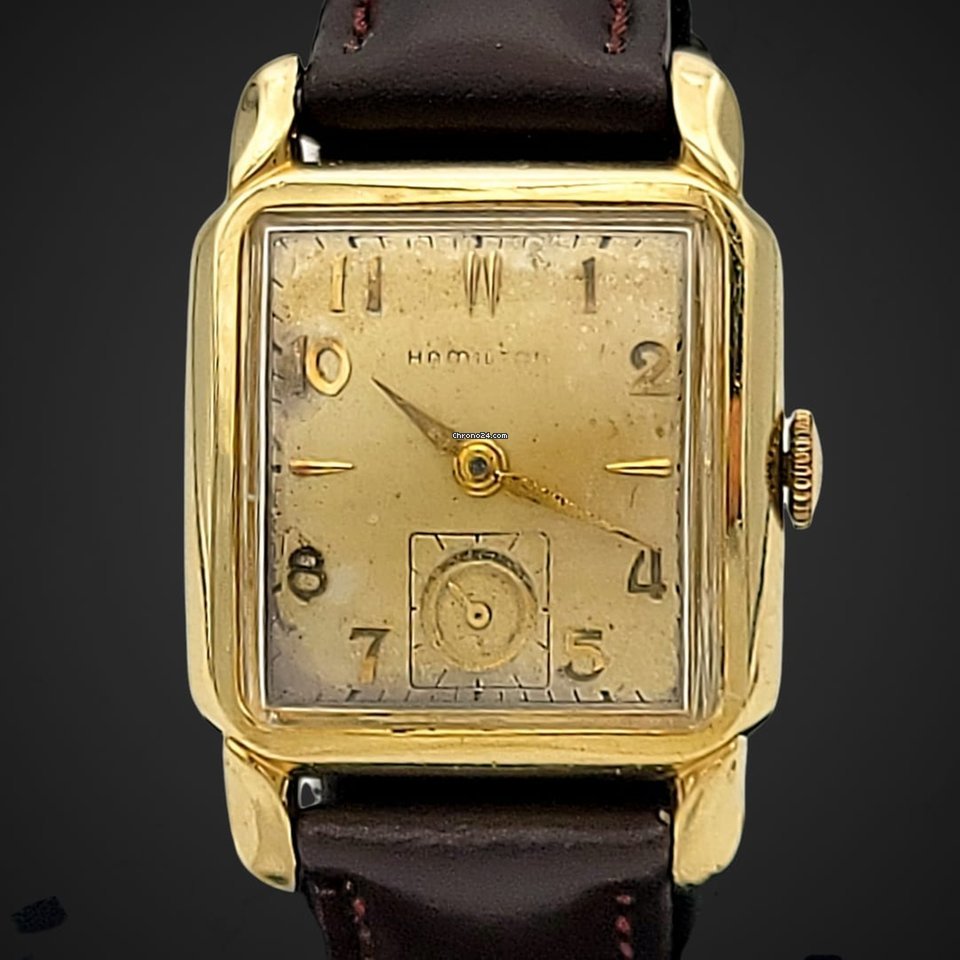 IMG_9081 Hamilton Mens watch Unisex Manual winding Gold Steel Hamilton Grade 747 Replica 7