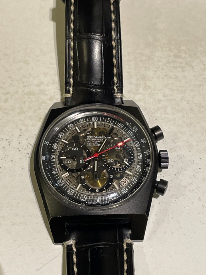 IMG_9081 Zenith El Primero New Vintage 1969 Mens watch Unisex Automatic Titanium 96.1969.469 77.C683 Replica 7