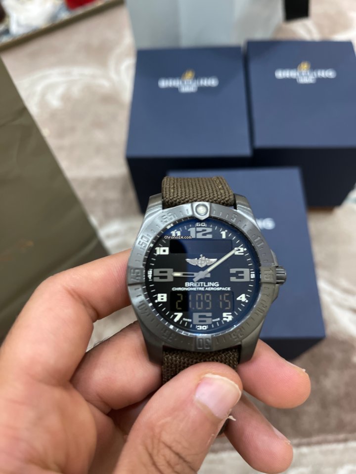 Breitling Aerospace EVO Mens watch Unisex Titanium V7936310.BD60.108W.M20DSA.1 Replica 7