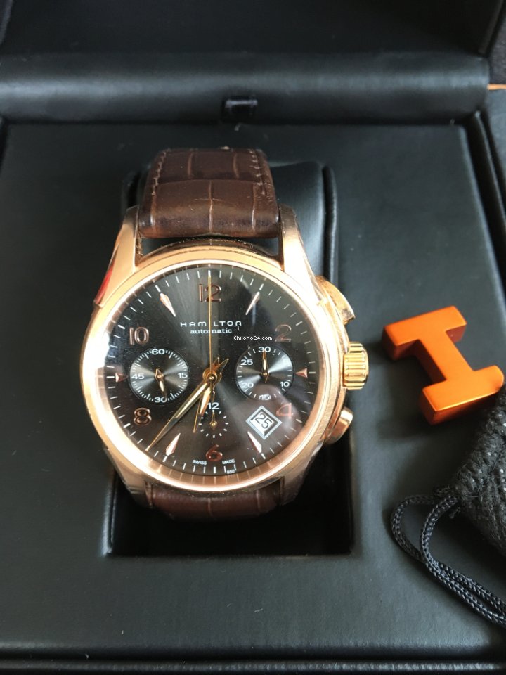 IMG_9081 Hamilton Jazzmaster Auto Chrono Mens watch Unisex Automatic Steel H326460 Replica 7