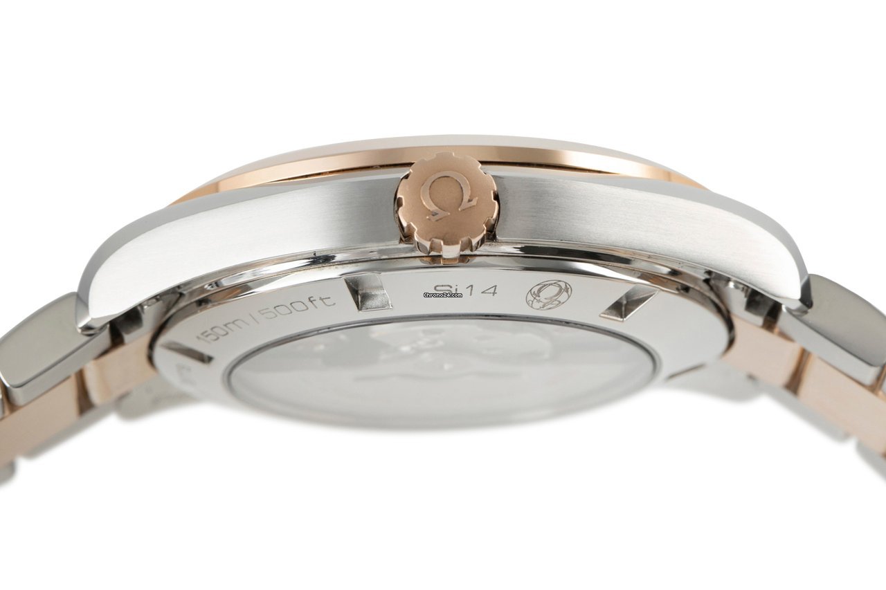 Omega Seamaster Aqua Terra Mens watch Unisex Automatic Gold Steel 231.20.42.21.02.001 Replica 7