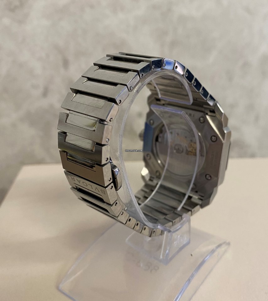 Bulgari Octo Mens watch Unisex Automatic Steel BGO38C3SSD 102105 Replica 7