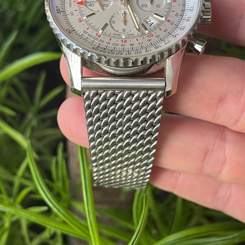 Breitling Navitimer GMT Mens watch Unisex Automatic Steel AB044121.G783.443A Replica 7
