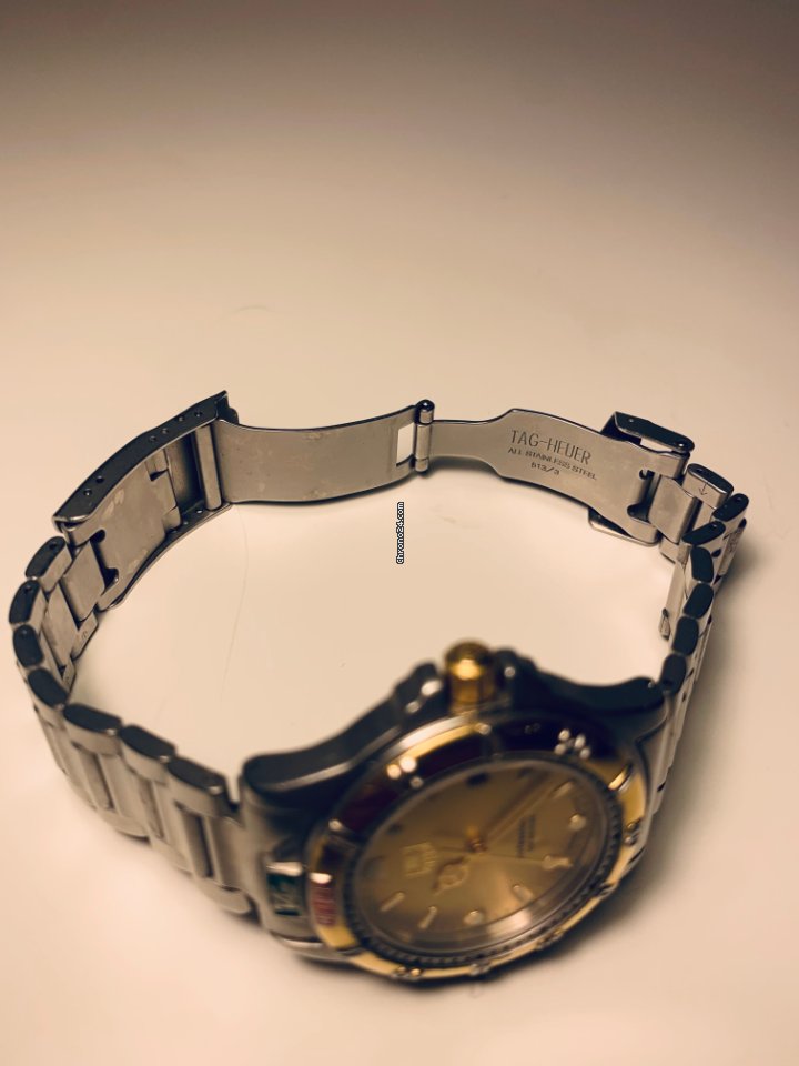 TAG Heuer Mens watch Unisex Quartz Gold Steel 995.413K Replica 7