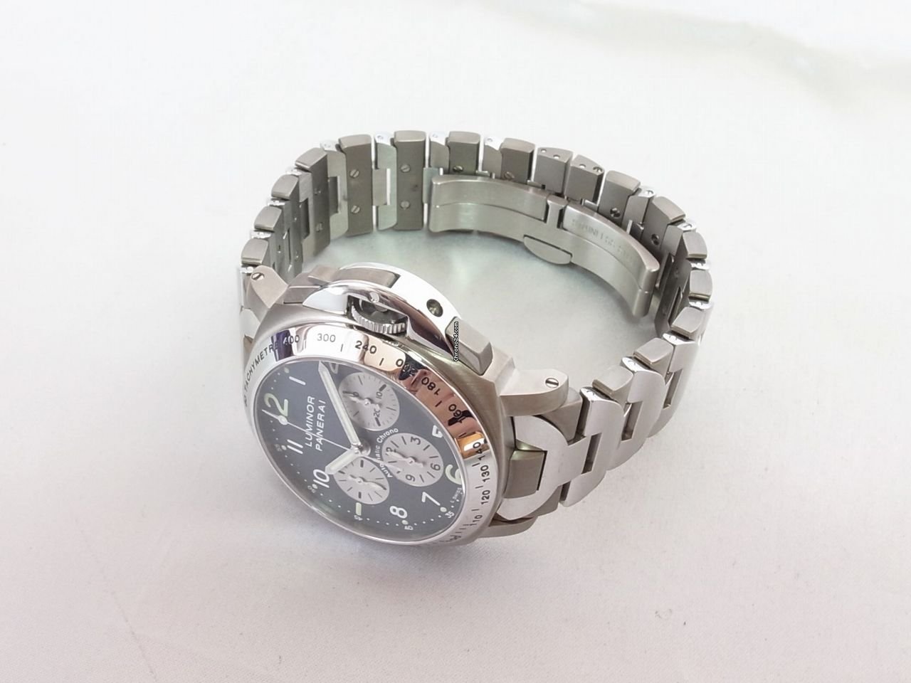IMG_9081 Panerai Luminor Chrono Mens watch Unisex Automatic Titanium PAM00122 Replica 7
