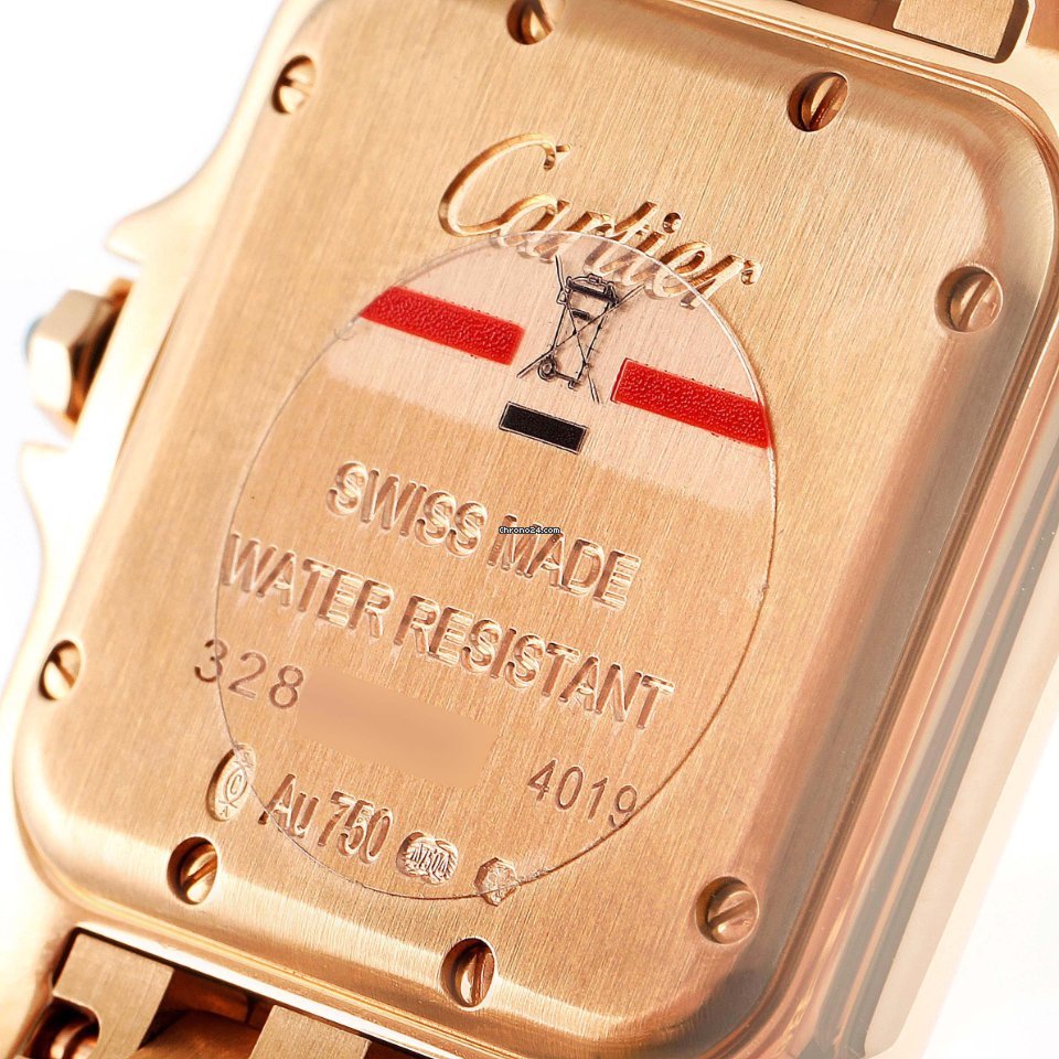 Cartier Panthere Womens watch Quartz Rose gold WGPN0007 Replica 7