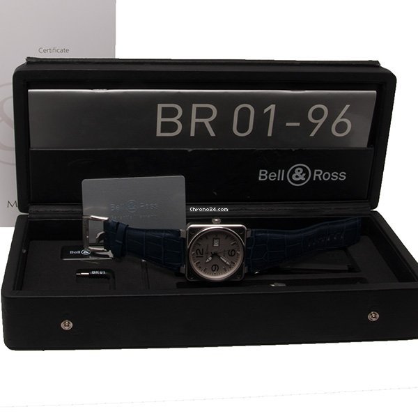 Bell & Ross BR 01-96 Grande Date Mens watch Unisex Automatic Steel BR 01-96 Replica 7