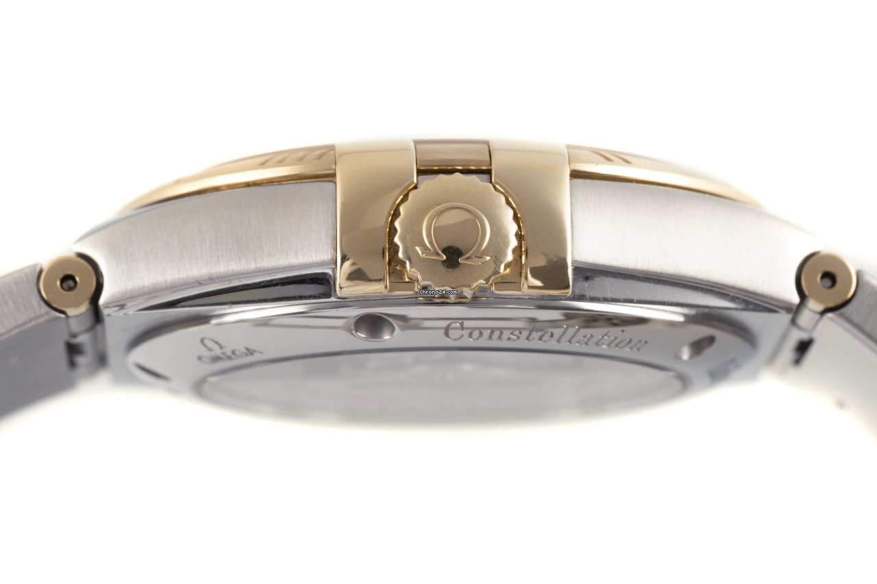 Omega Constellation Men Mens watch Unisex Automatic Gold Steel 123.20.38.21.58.001 Replica 7