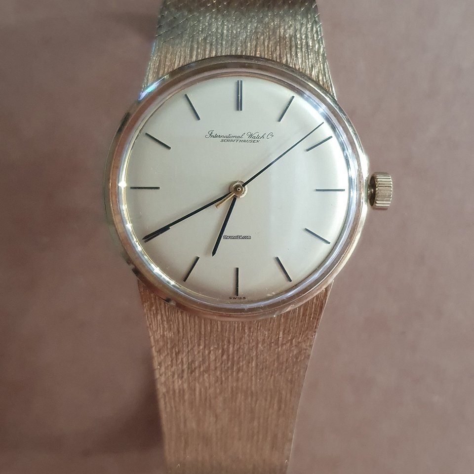 IMG_9081 IWC Mens watch Unisex Manual winding Yellow gold 2132325 Replica 7