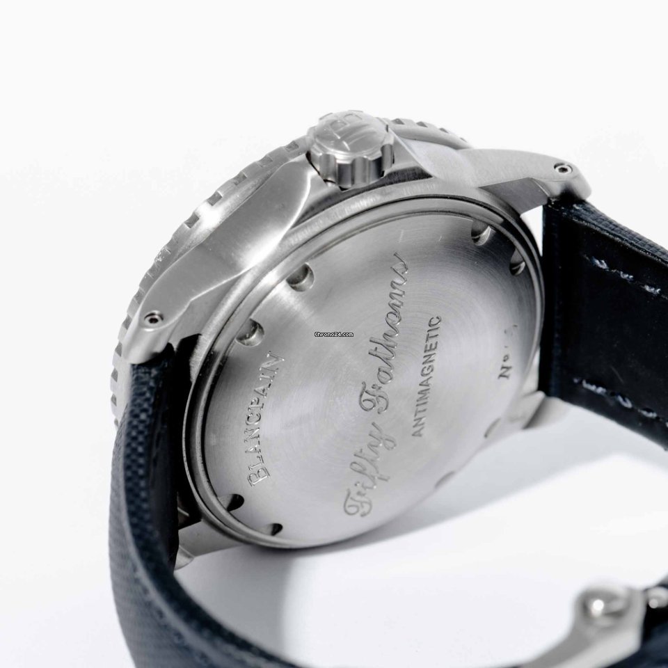 IMG_9081 Blancpain Fifty Fathoms Mens watch Unisex Automatic Steel 5015d-1140-52b Replica 7