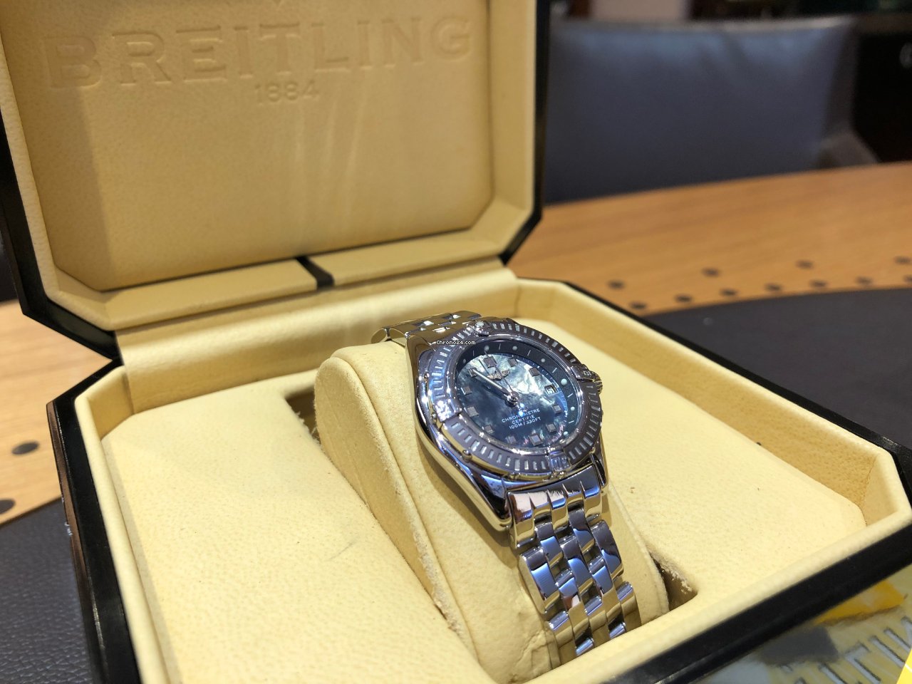 IMG_9081 Breitling Callistino Womens watch Automatic Steel A72345 Replica 7