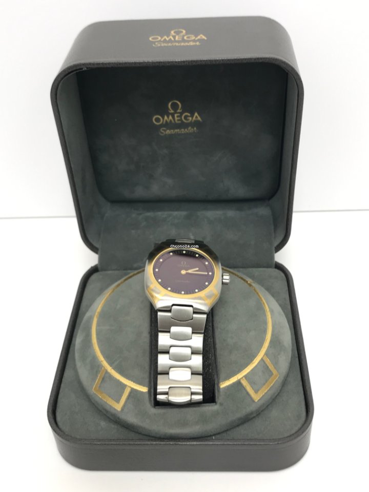 IMG_9081 Omega Seamaster Mens watch Unisex Quartz Gold Steel DB 386.0820 Replica 7