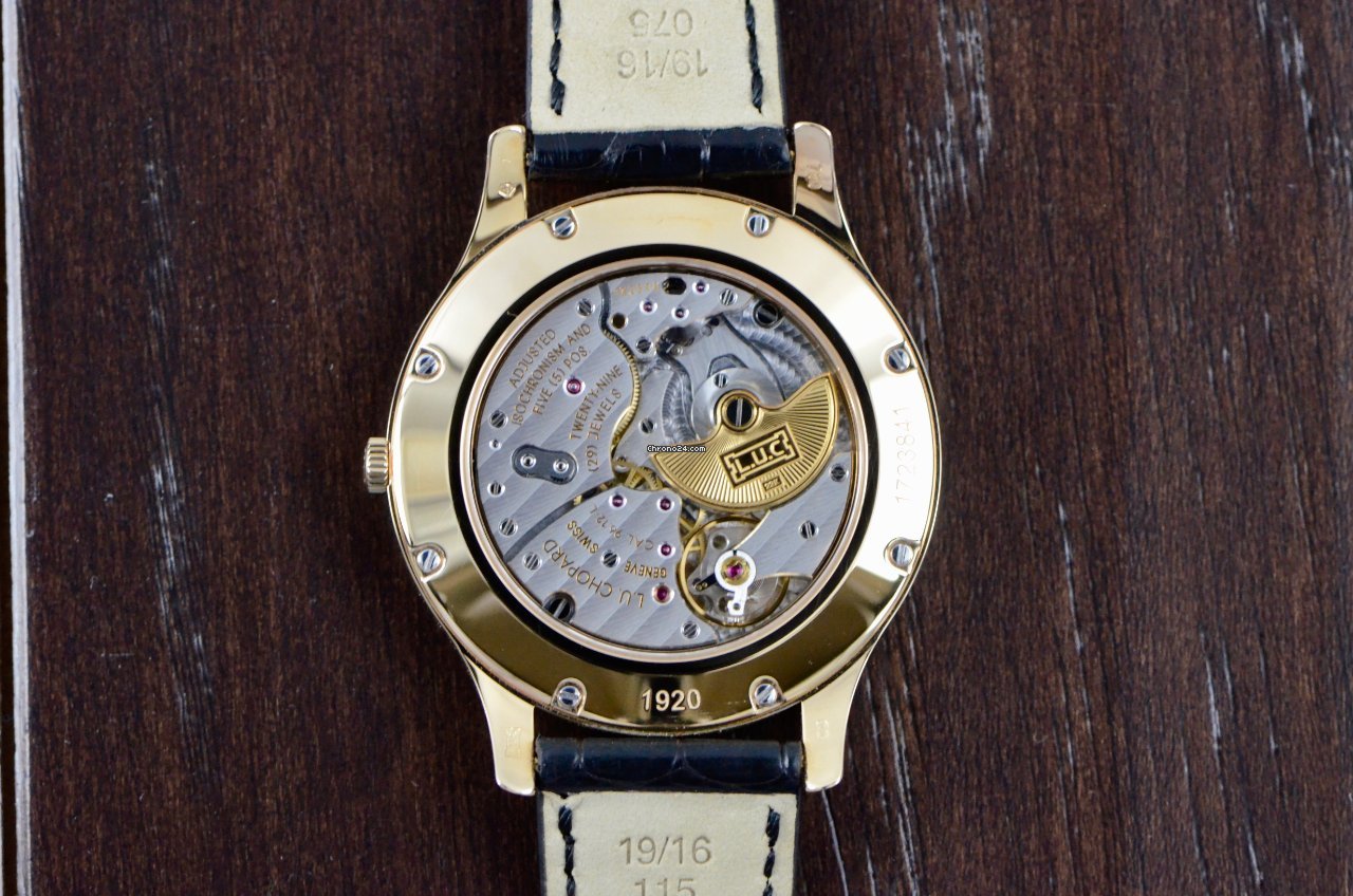 IMG_9081 Chopard L.U.C Mens watch Unisex Automatic Rose gold 161920-5001 Replica 7