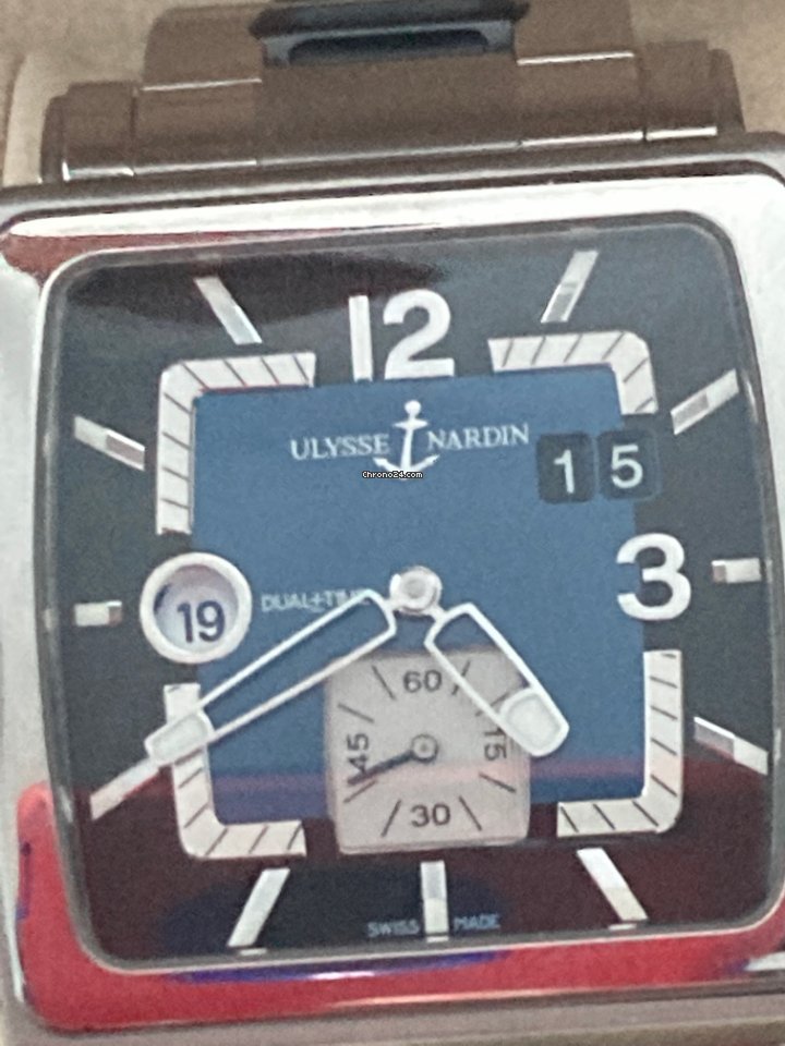 IMG_9081 Ulysse Nardin Dual Time Mens watch Unisex Automatic Steel 243-93 Replica 7